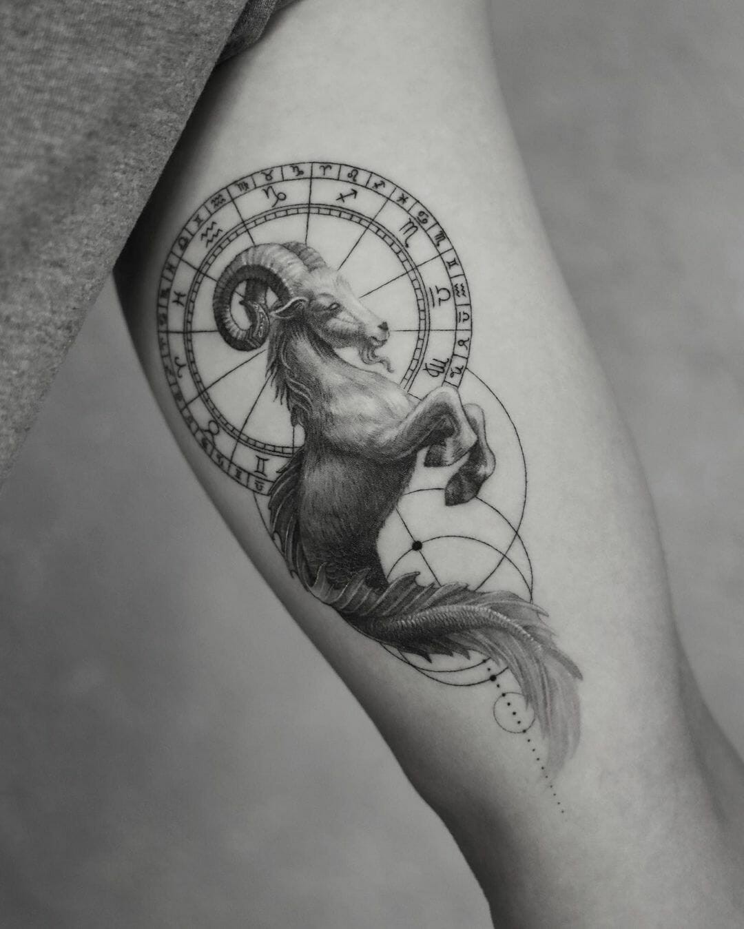 Capricorn Goat Tattoo