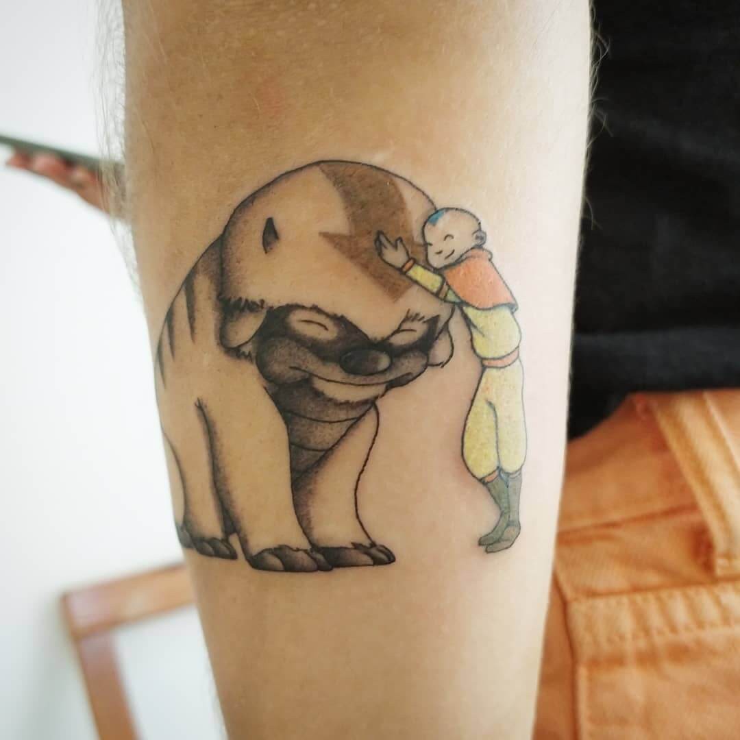 Aang And Appa Tattoo