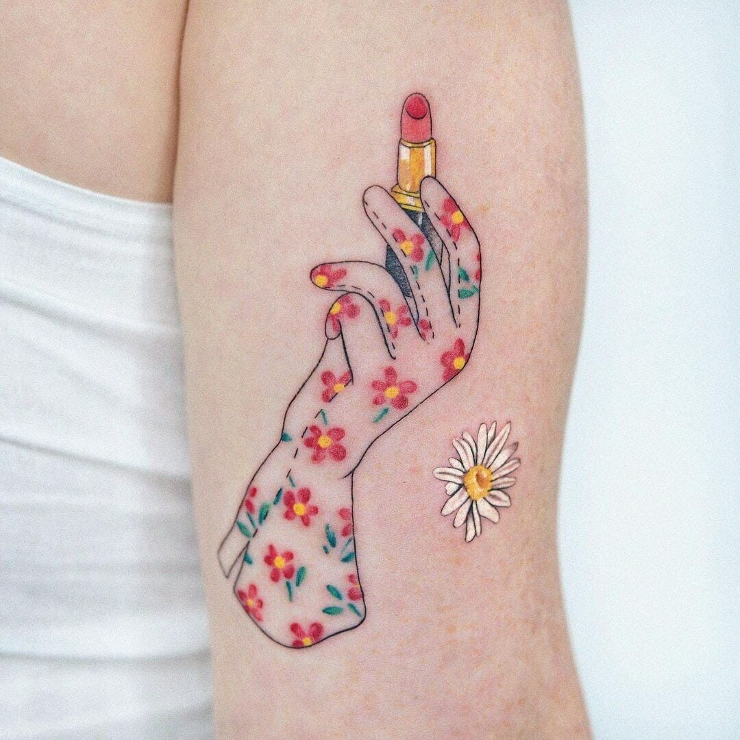 The Elegant Margarita Glove X Lipstick Tattoo