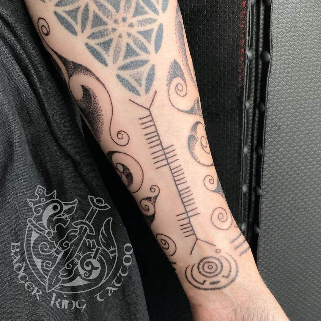 Abstract Shapes Tattoo