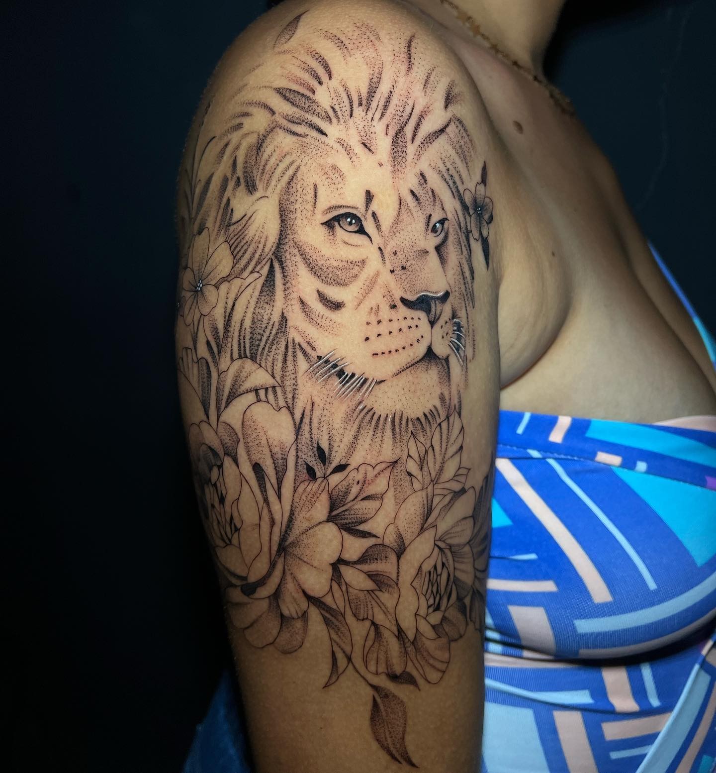 Lion Sleeve Tattoo