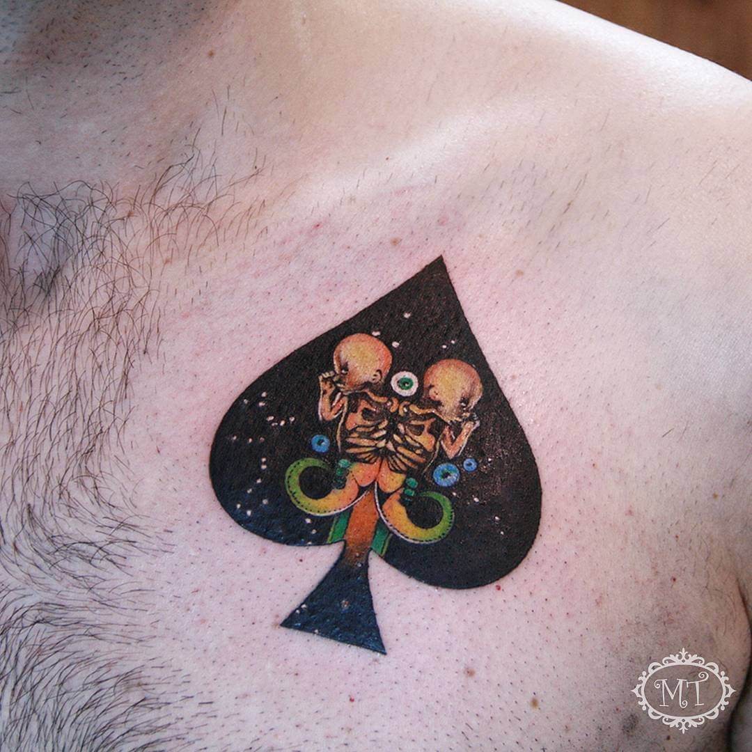 Spades Tattoo With A Twist