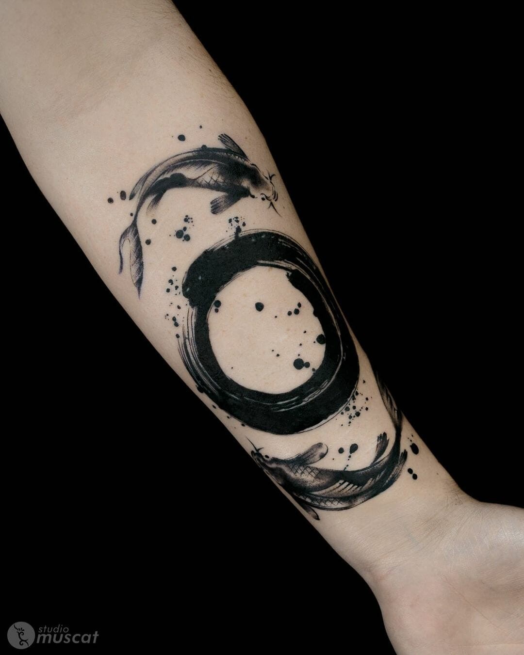 Yin Yang Koi Fish Tattoo Ideas