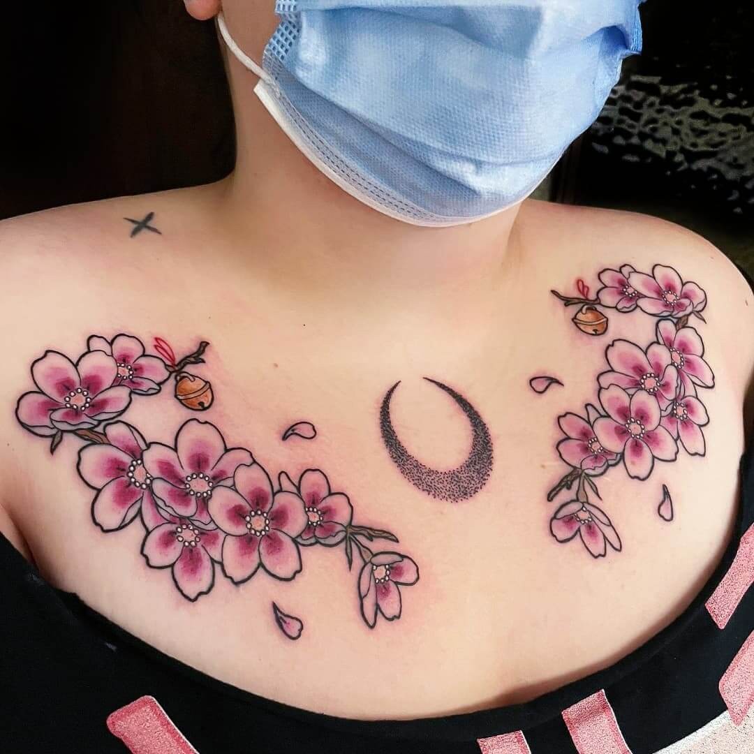 Japanese Cherry Blossom Tattoo