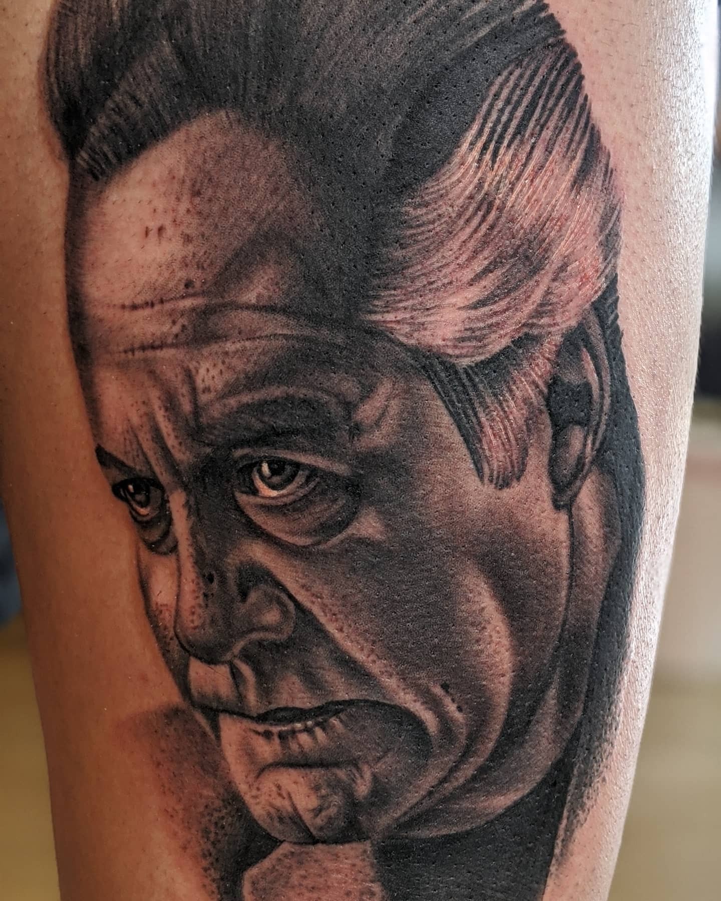 Paulie Walnuts Soprano Hyper-Realistic Tattoo