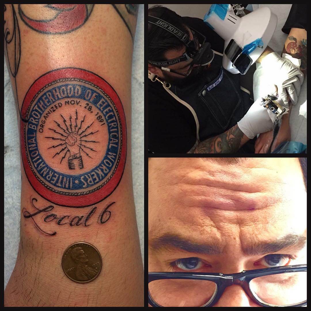 IBEW Local 6 Tattoo