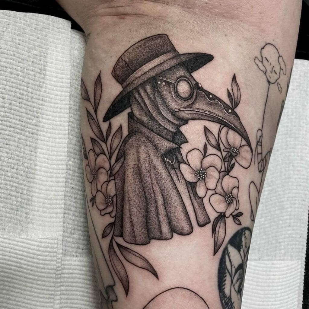 Plague Doctor Old School Tattoos