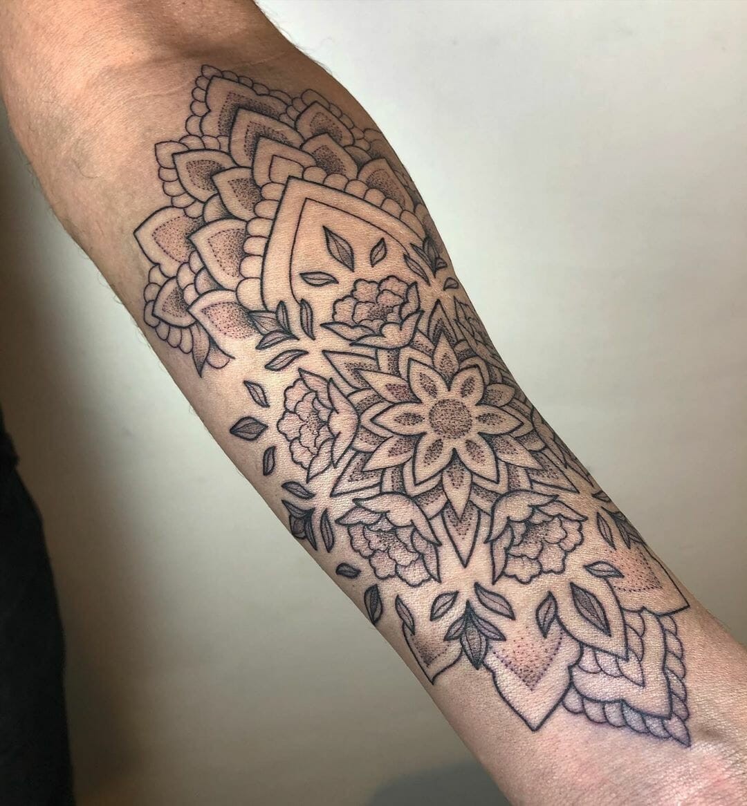 Geometric Dotwork Tattoo