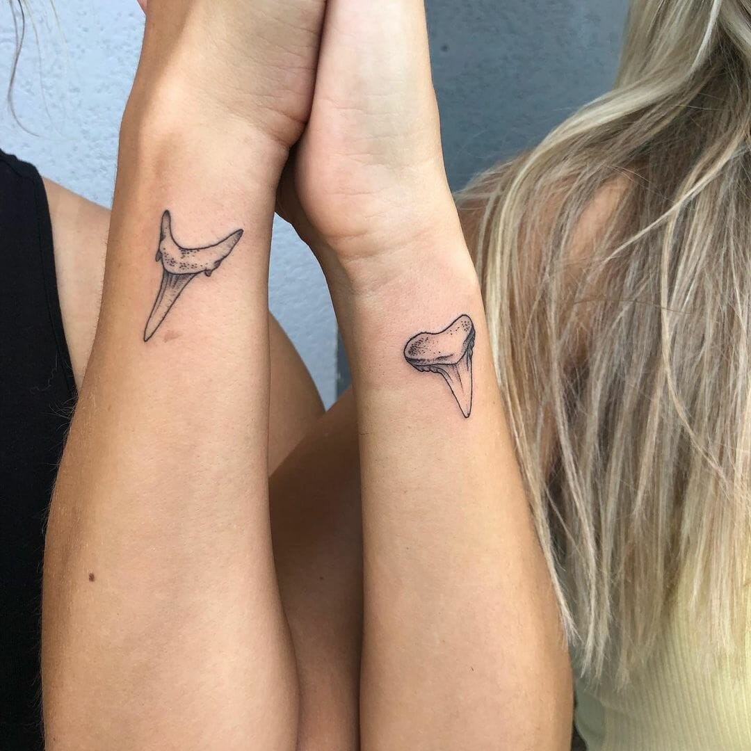 The Shark Tooth Tattoo in Pairs