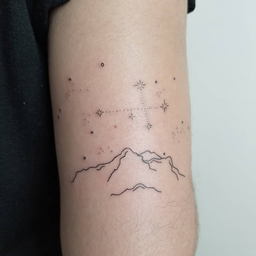 Waiheke Hills And Southern Cross Tattoos