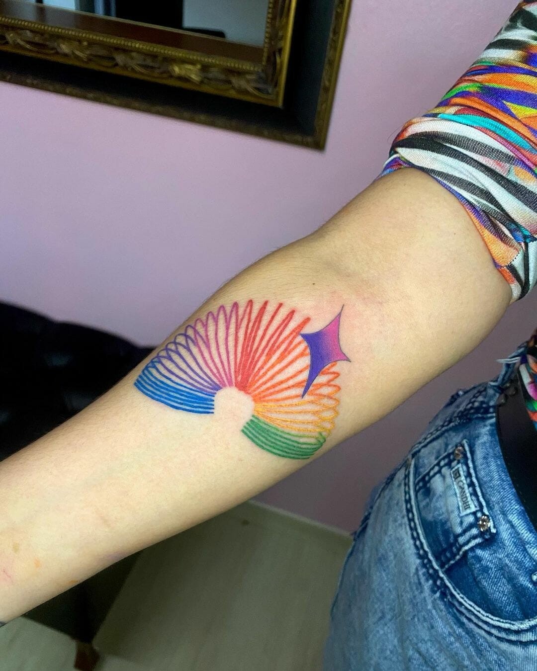 Rainbow Spring Pride Tattoo