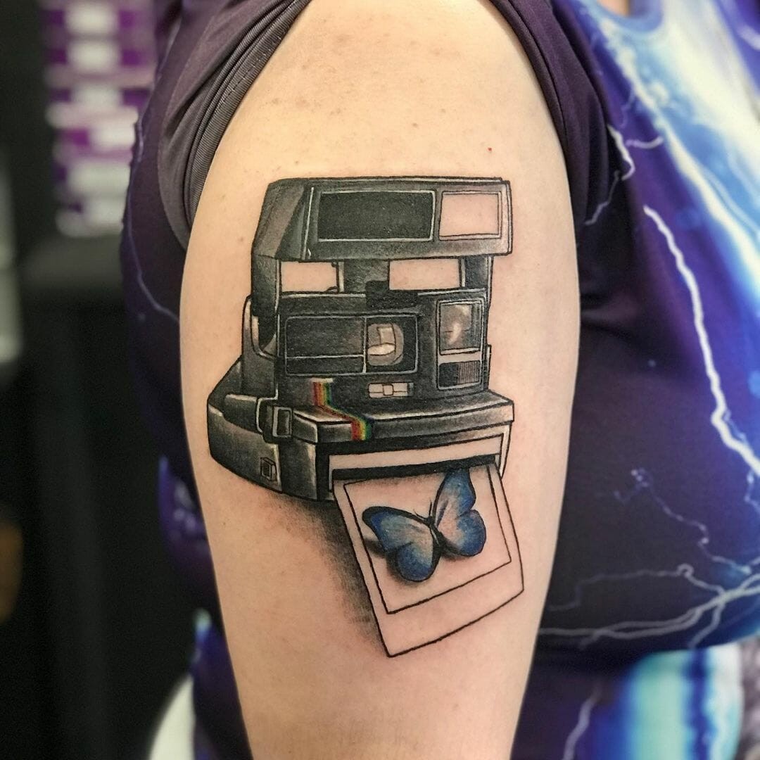 Polaroid Camera Tattoo