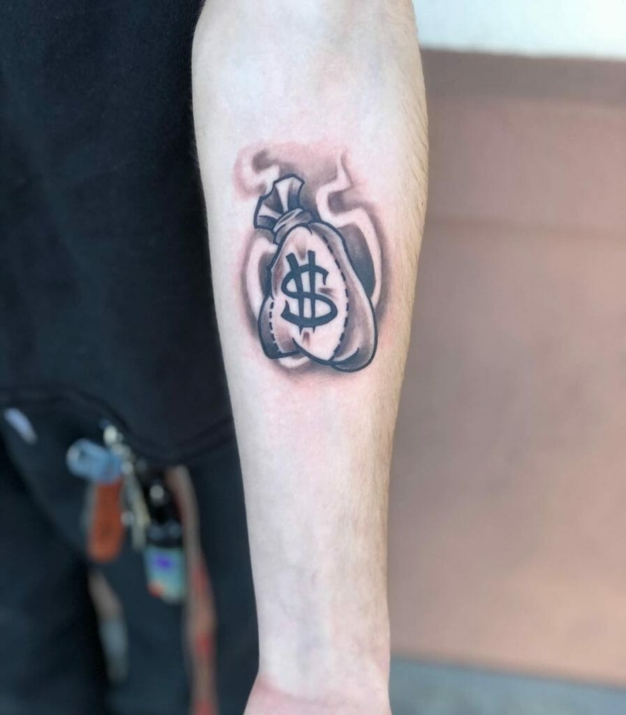 Awesome Money Tattoo Design