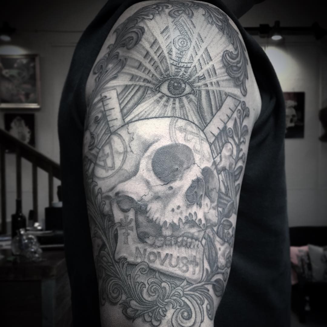 Unique Knights Templar Tattoo