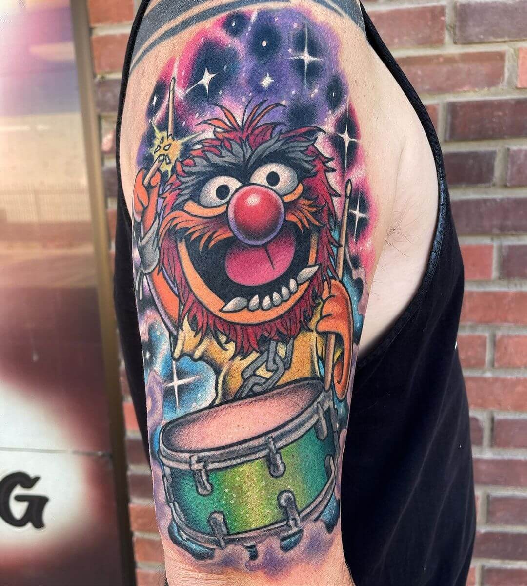 Animal From ‘The Muppets’ Tattoo