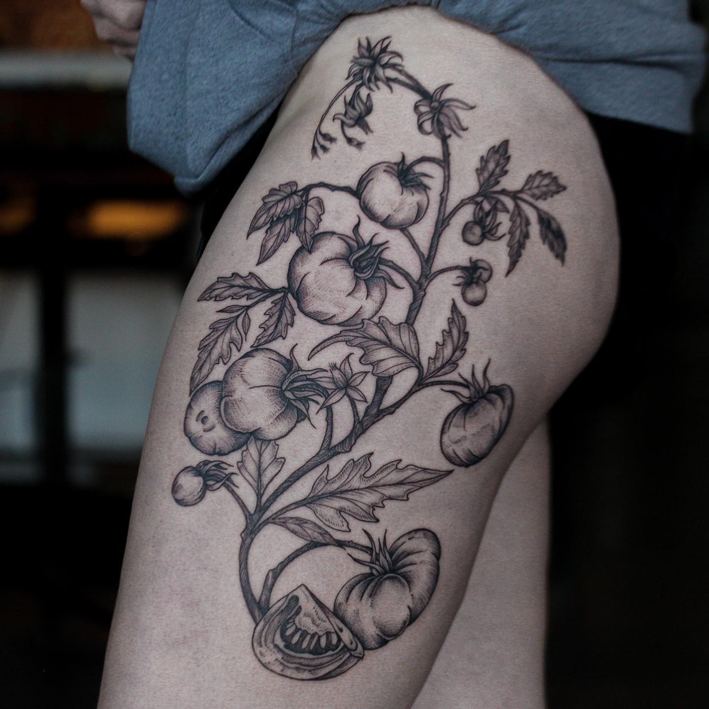 Tomato Plant Tattoo