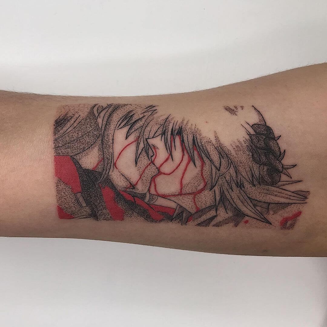 Dot Work Shading Hellsing Tattoo