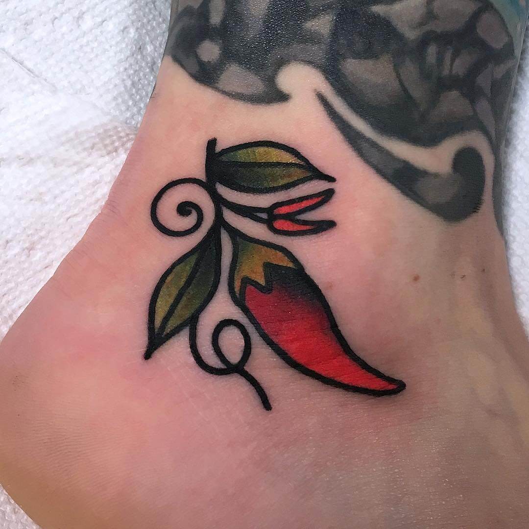 Chili Pepper Tattoo