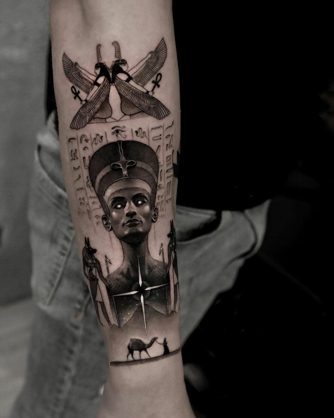 Nefertiti Tattoo Ideas