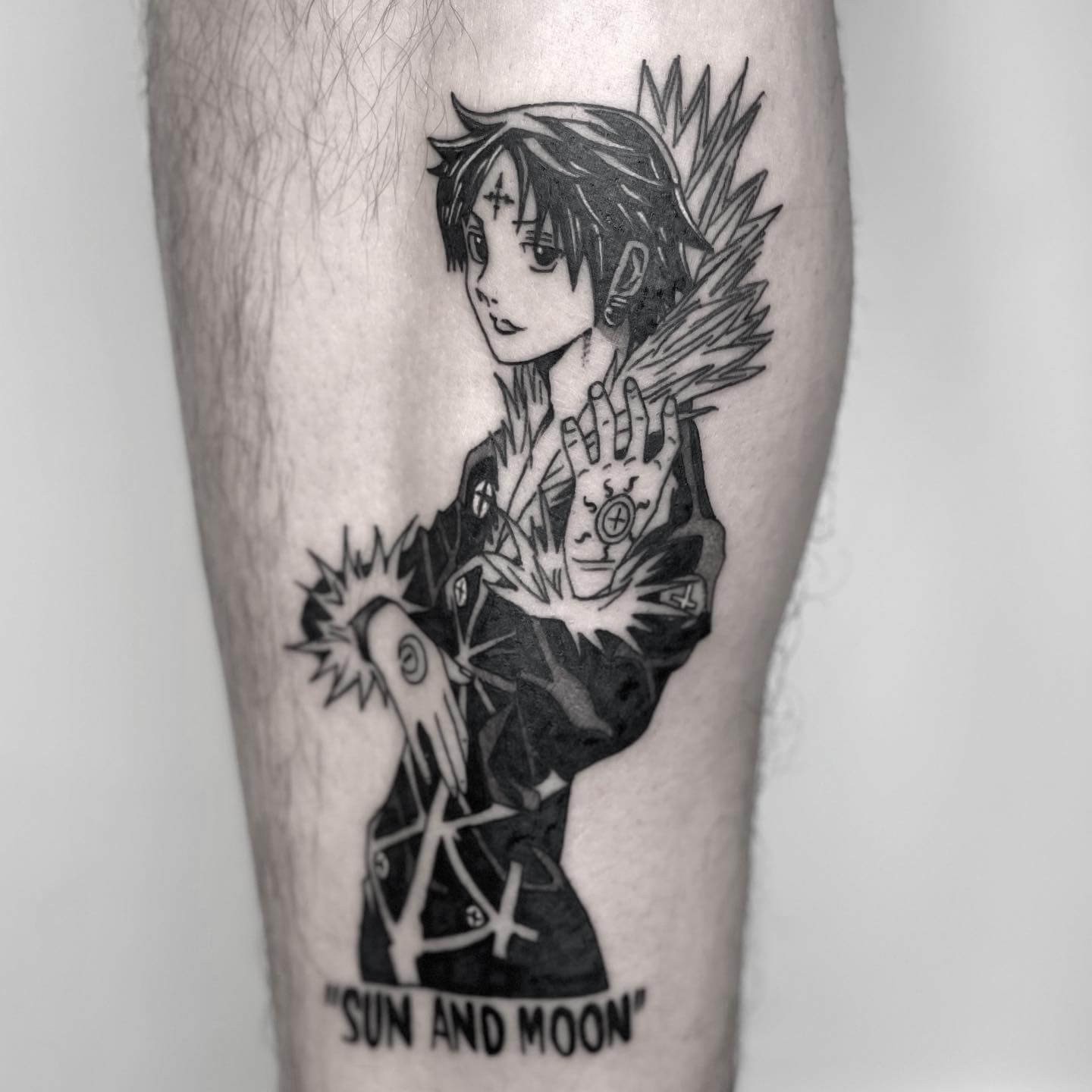 Chrollo’s Sun And Moon Tattoo