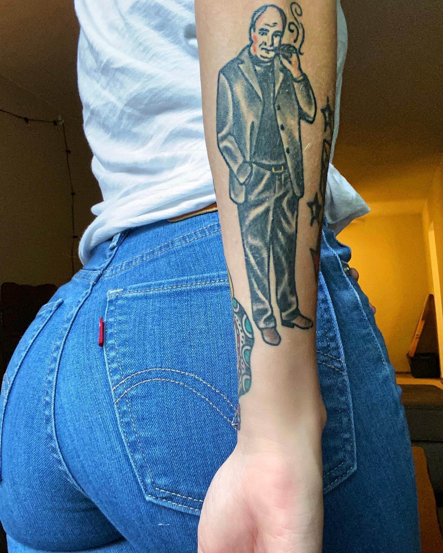 Tony Soprano Figure Tattoo