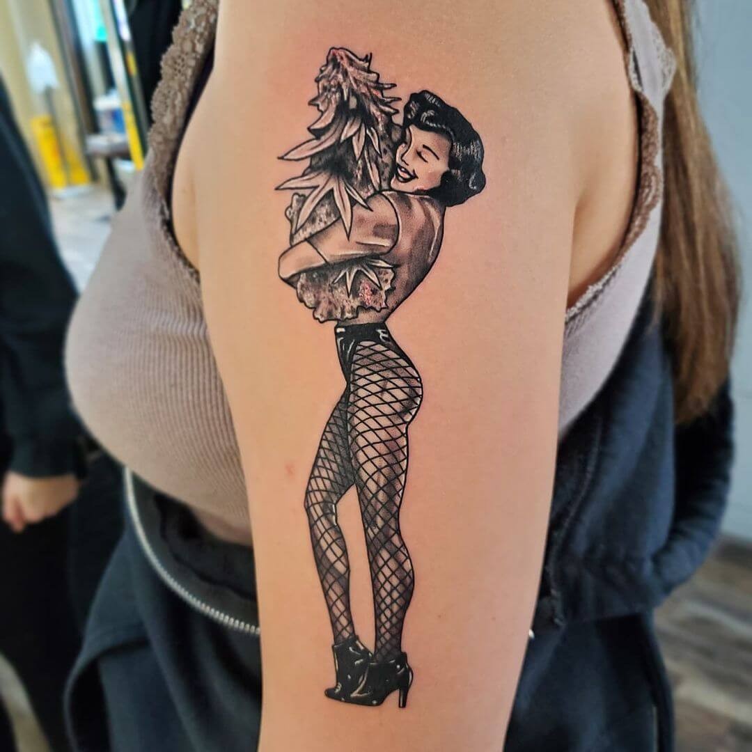 Classic Pin Up Tattoo Design