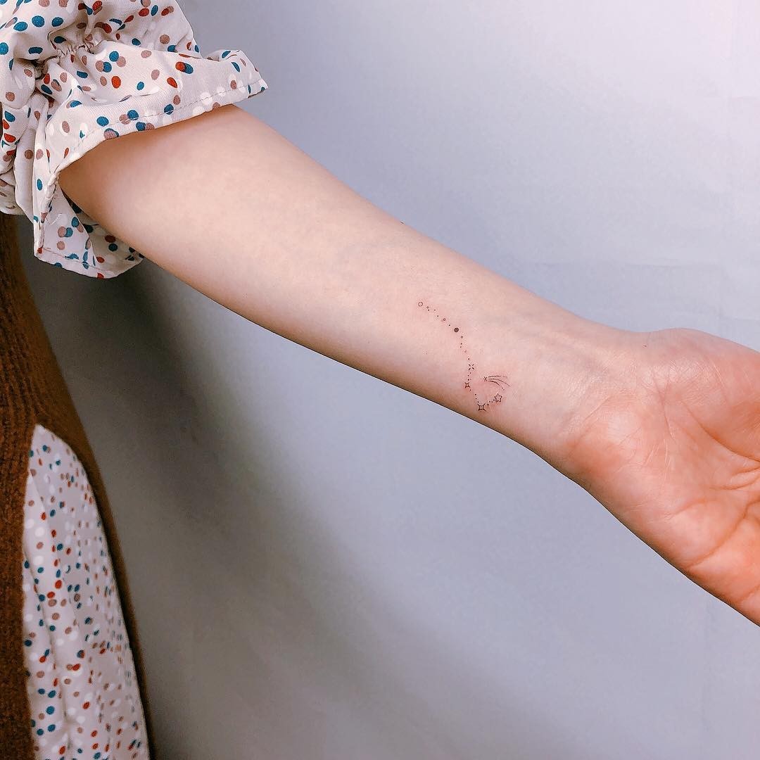 Minimal Big Dipper Tattoos