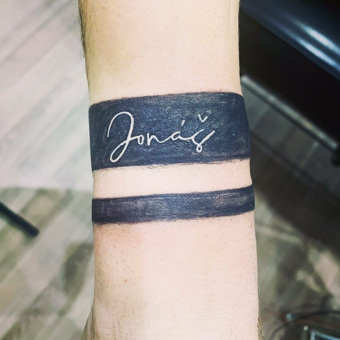 Name Bracelet Tattoo