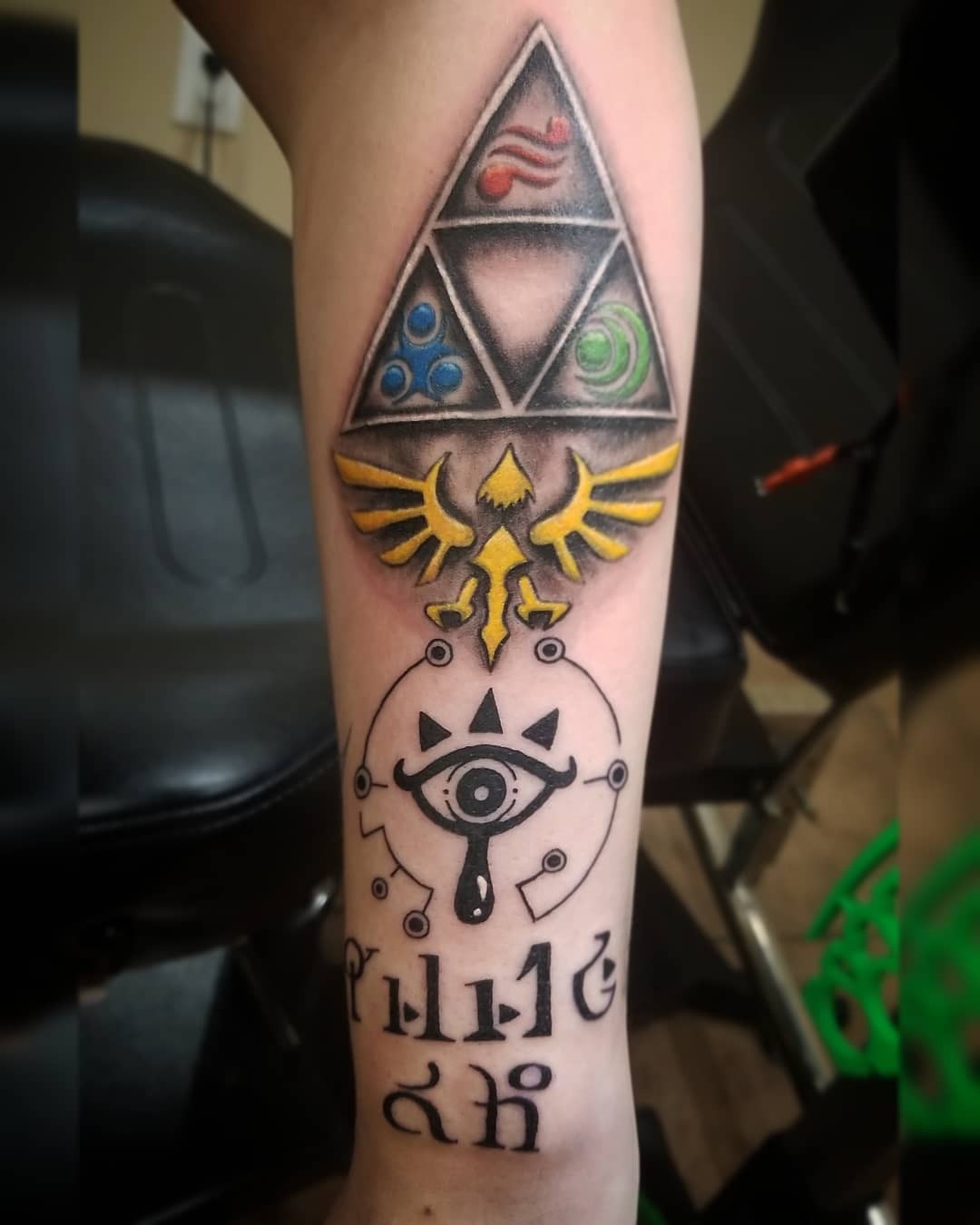 Zelda Triforce Tattoo