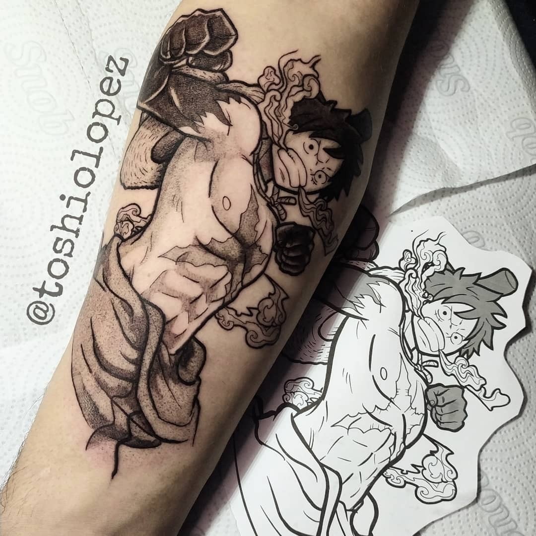 The Rebounder Luffy Tattoo