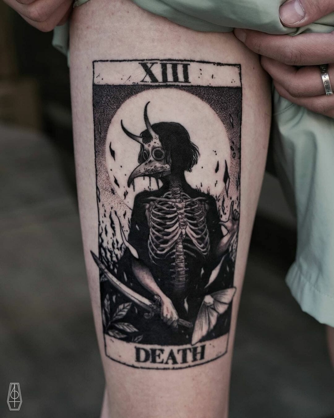 Tarot Cards Doom Tattoo