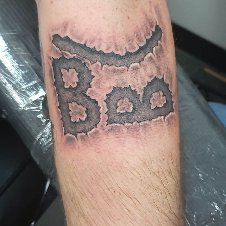 Lazy B Cattle Brand Tattoos