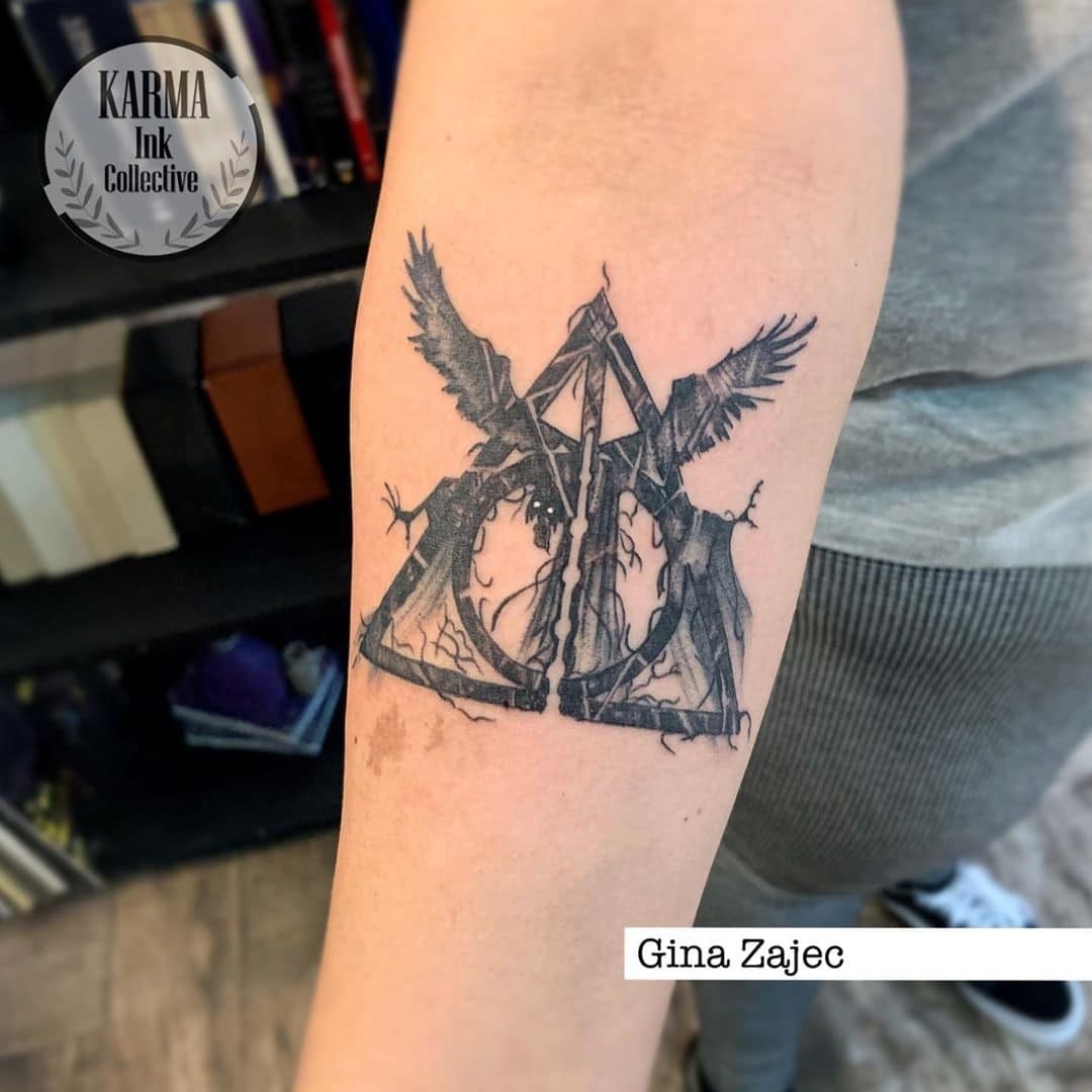 Minimalist Harry Potter Tattoo