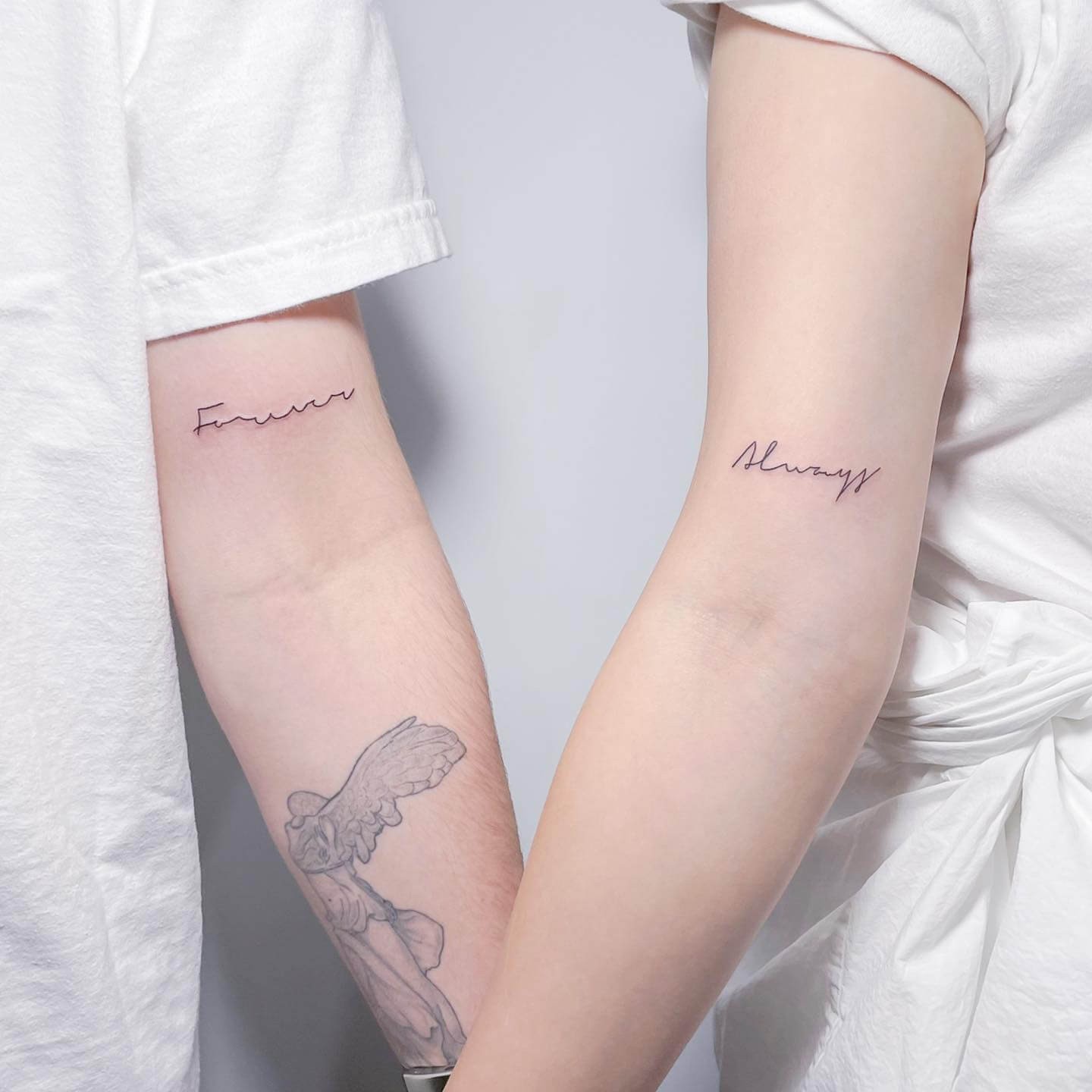 Soulmate Matching Couple Tattoos