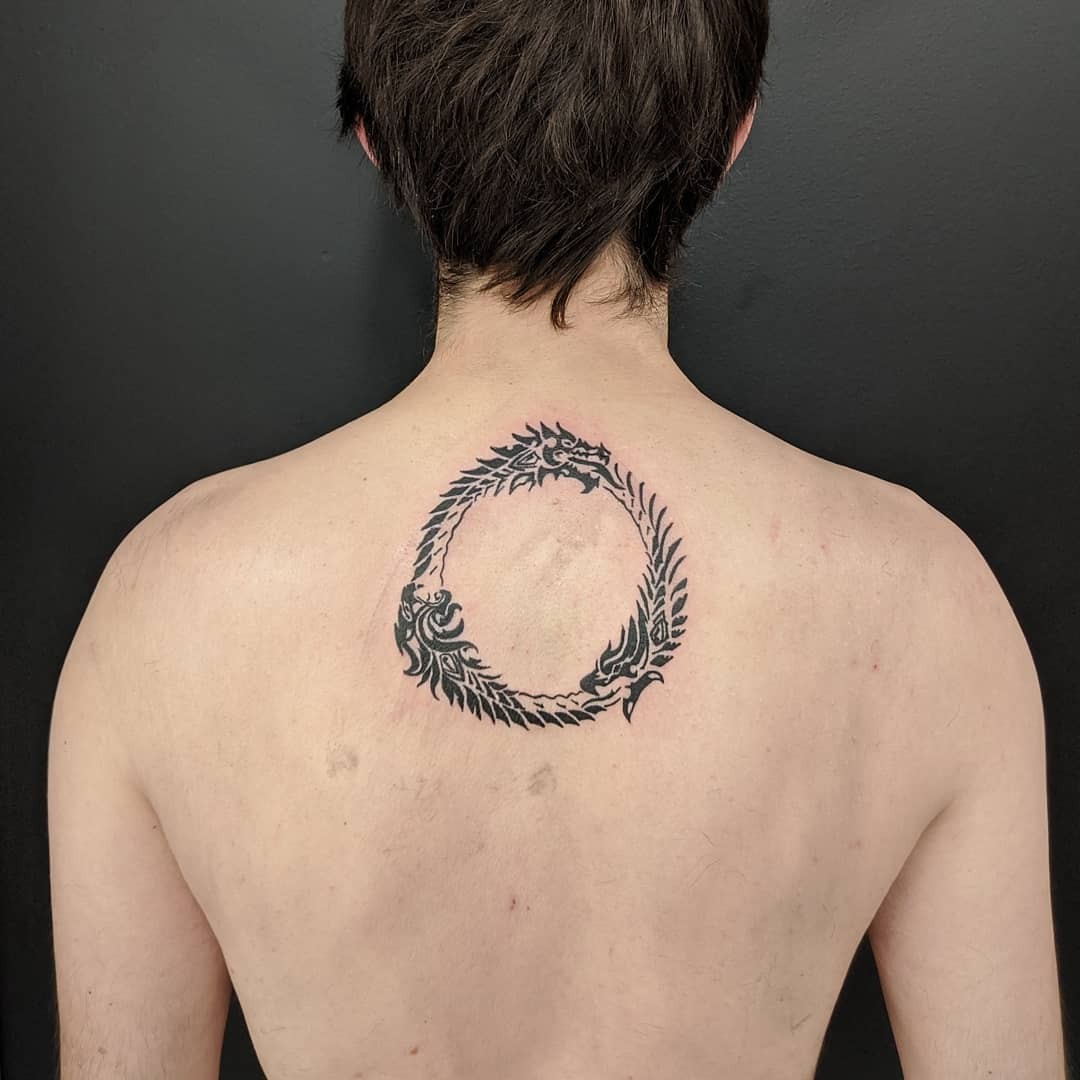 Ouroboros Skyrim Tattoo Designs