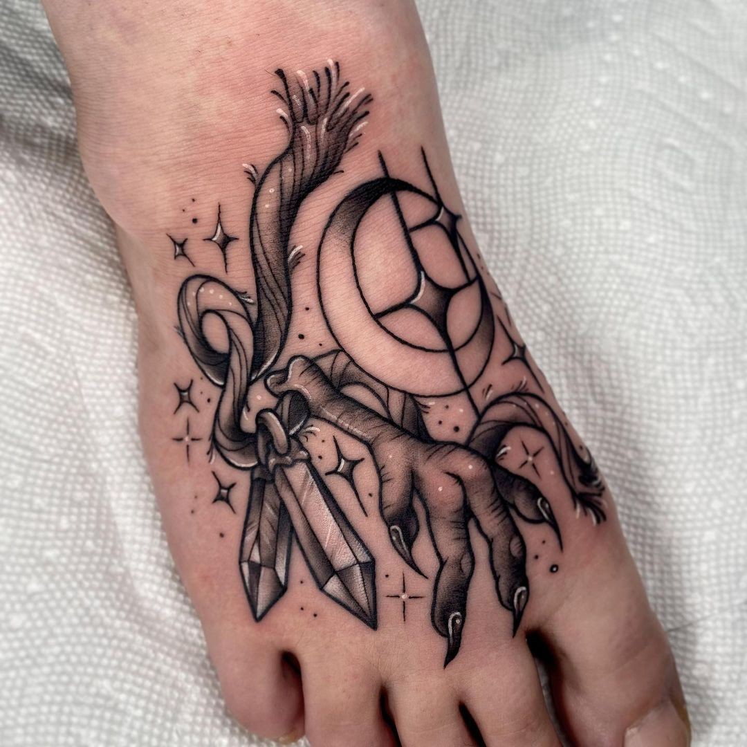 Chicken Foot Tattoo