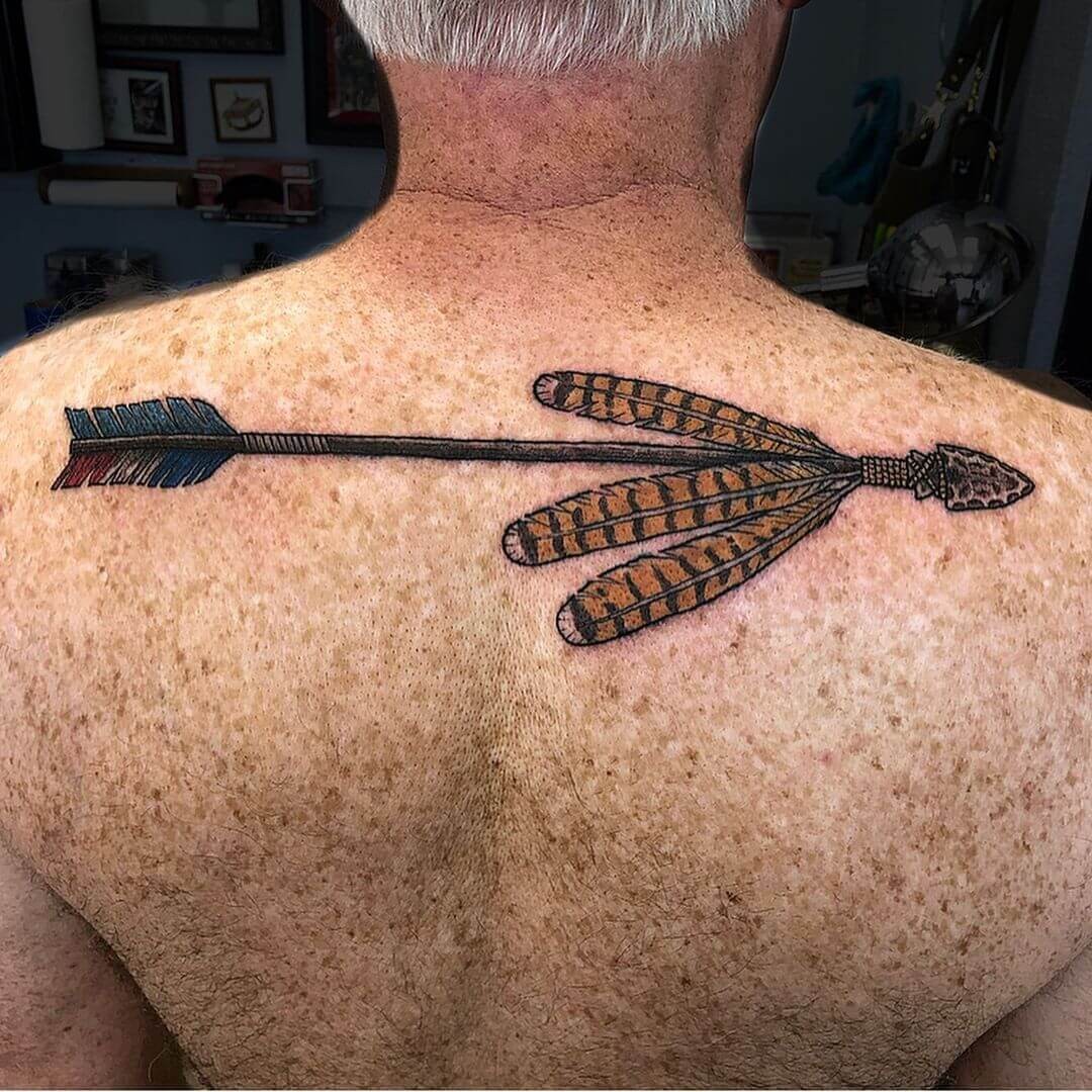 Geometric Arrowhead Tattoos