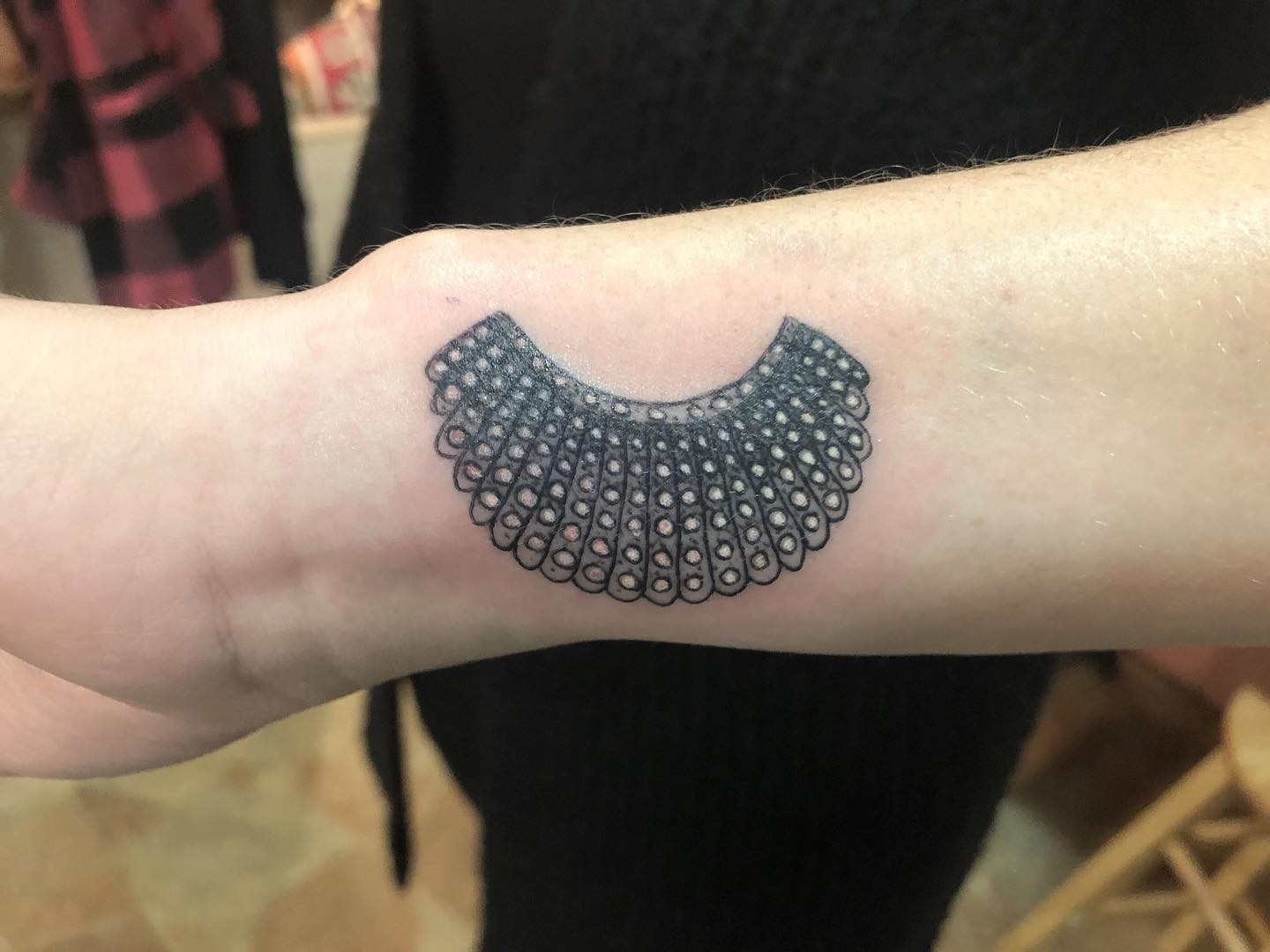 Jane Ginsburg Dissent Collars Tattoo