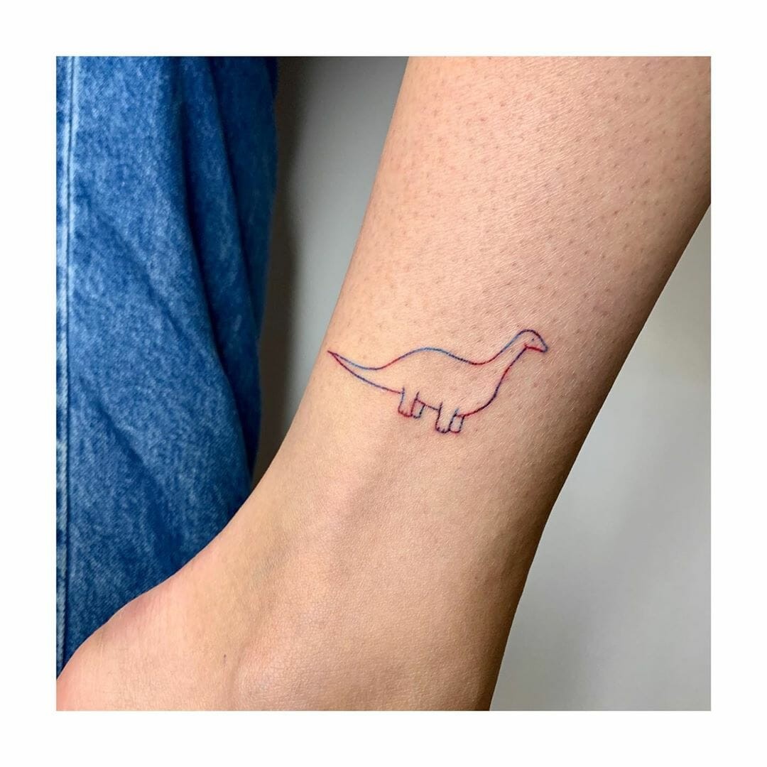 Small Dinosaur Tattoo