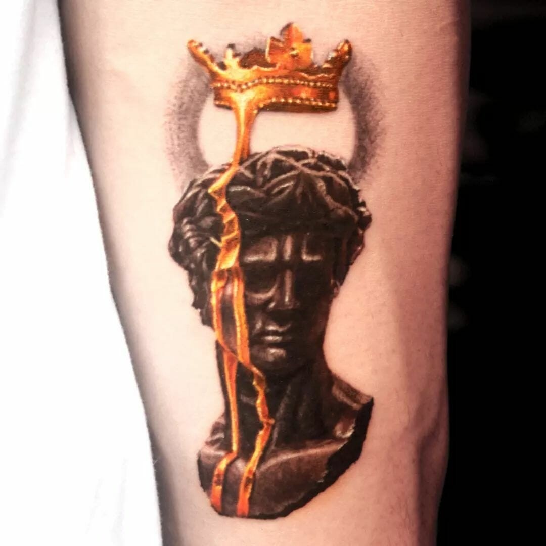 Spiritual King Crown Tattoo