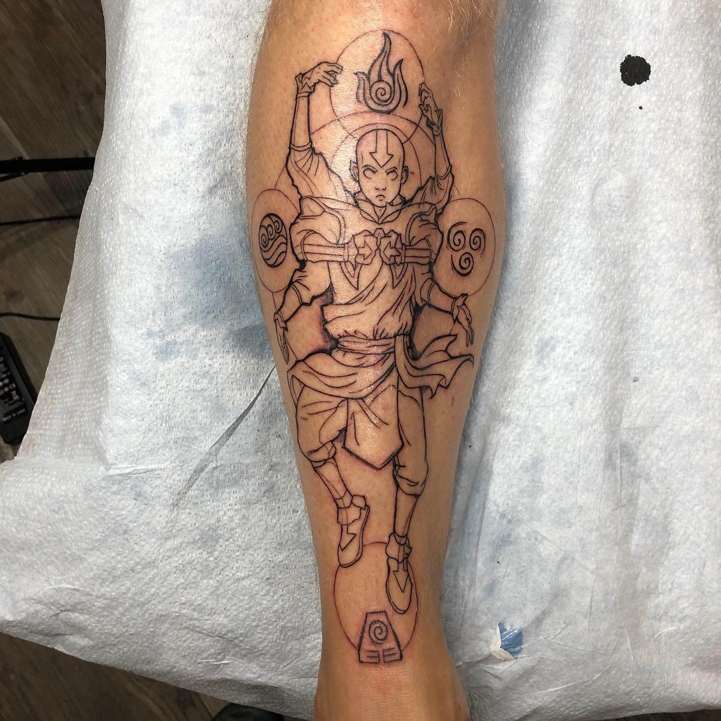 Aang Tattoo