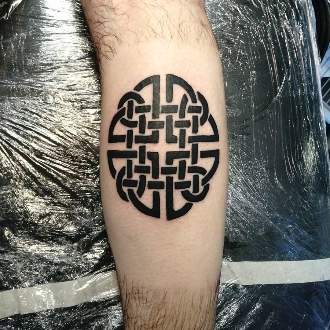 Celtic Shield Knot Tattoo