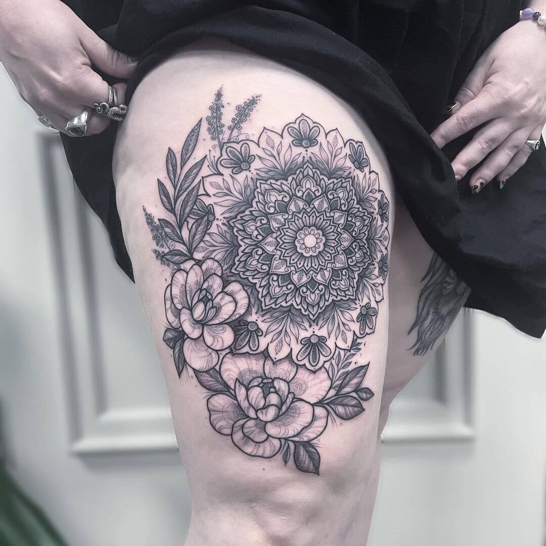 Mandalas Stippling Tattoo