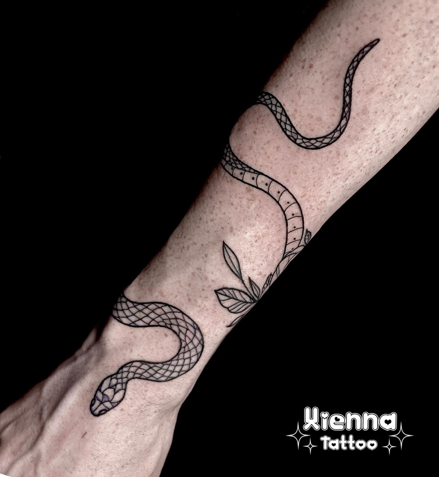 Snake Sleeve Tattoo