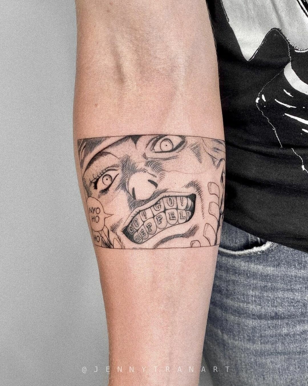 Gyro Zeppeli Manga Tattoo for Fans