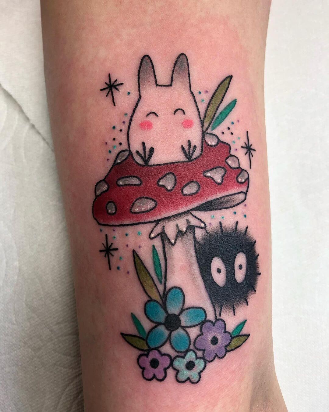 Studio Ghibli Soot Sprite Tattoo