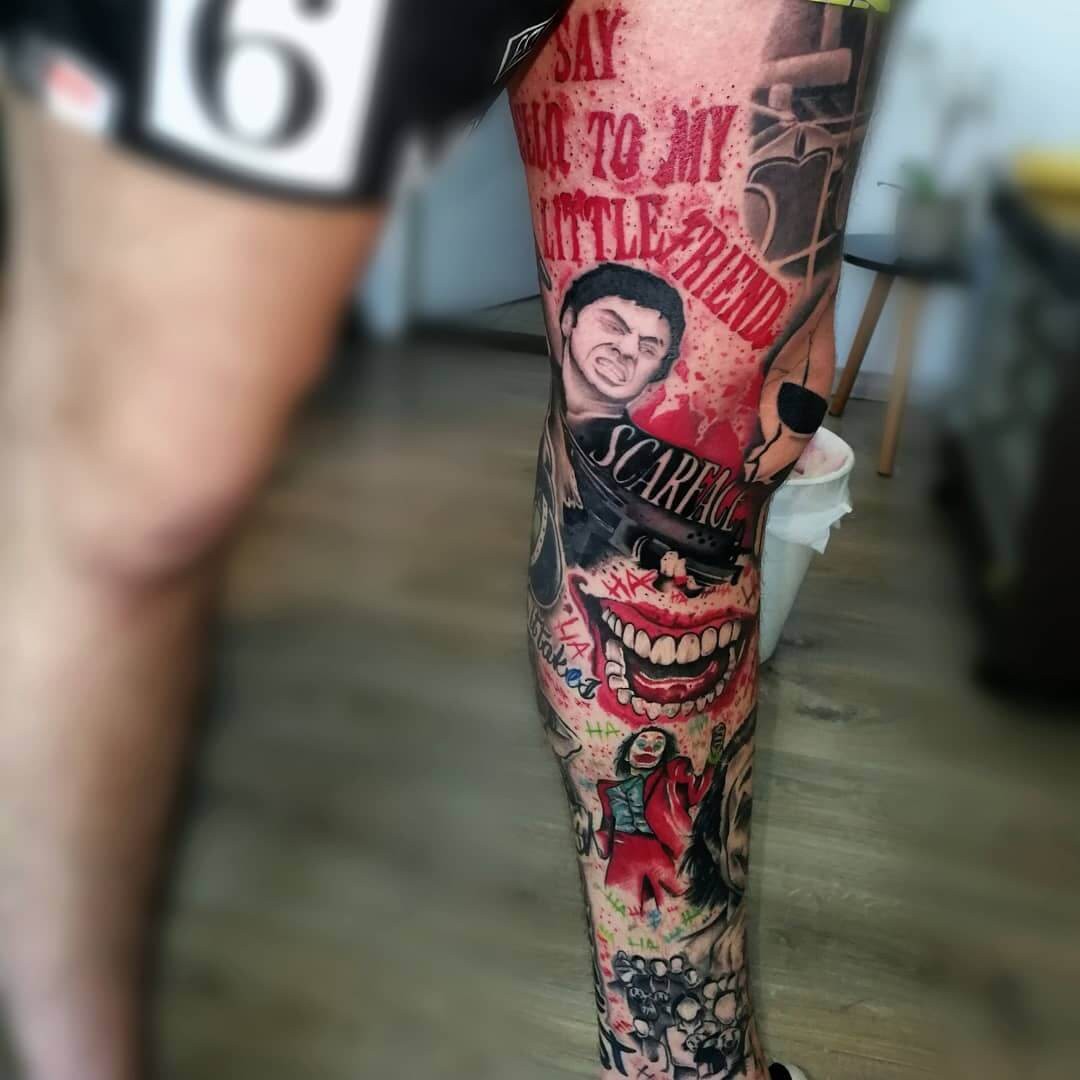 Amazing ‘Scarface’ Tattoo Ideas With Other Popular Culture References