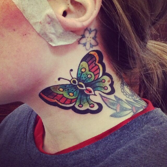 Artistic Butterfly Tattoo