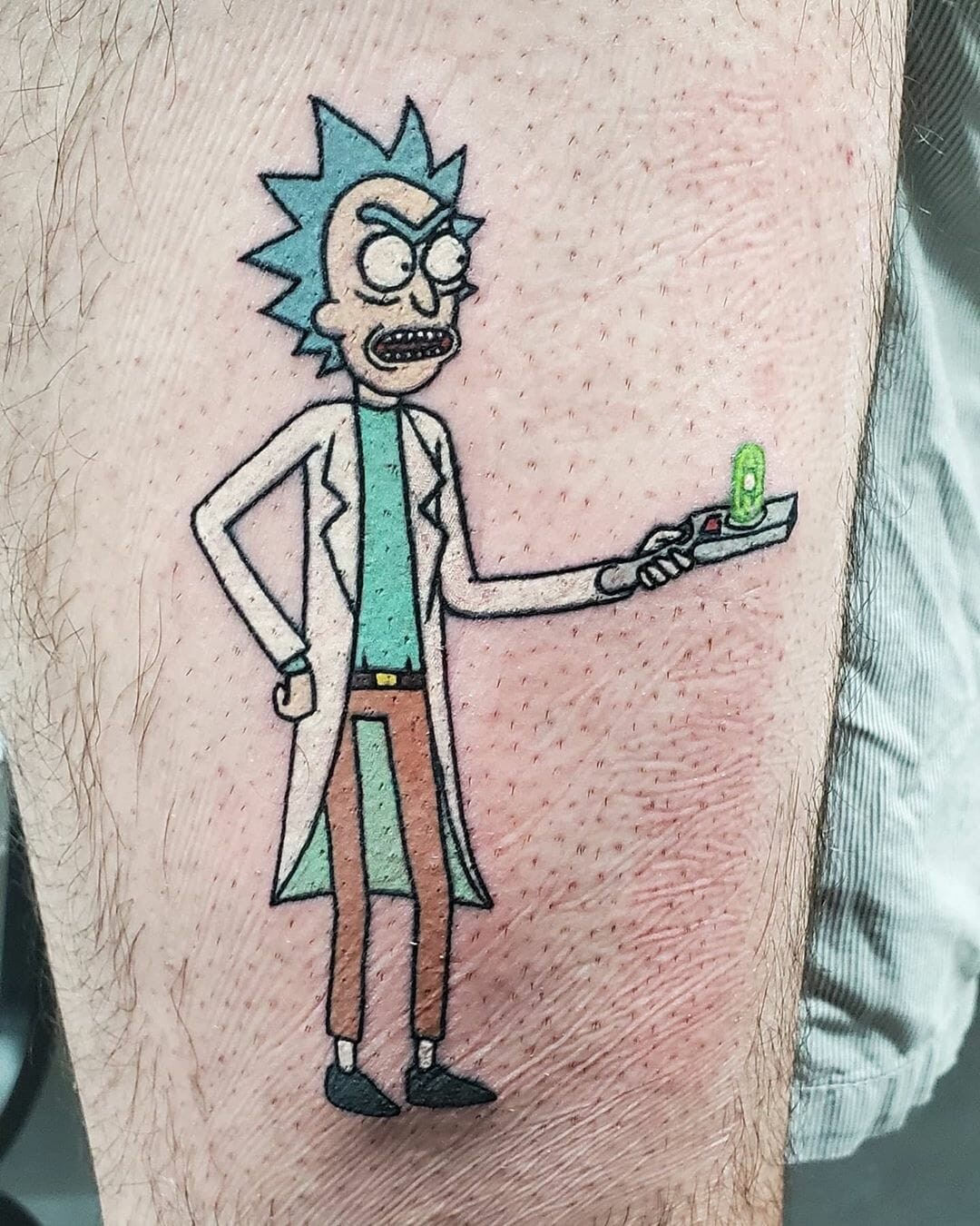 Rick And Morty Tattoo Design