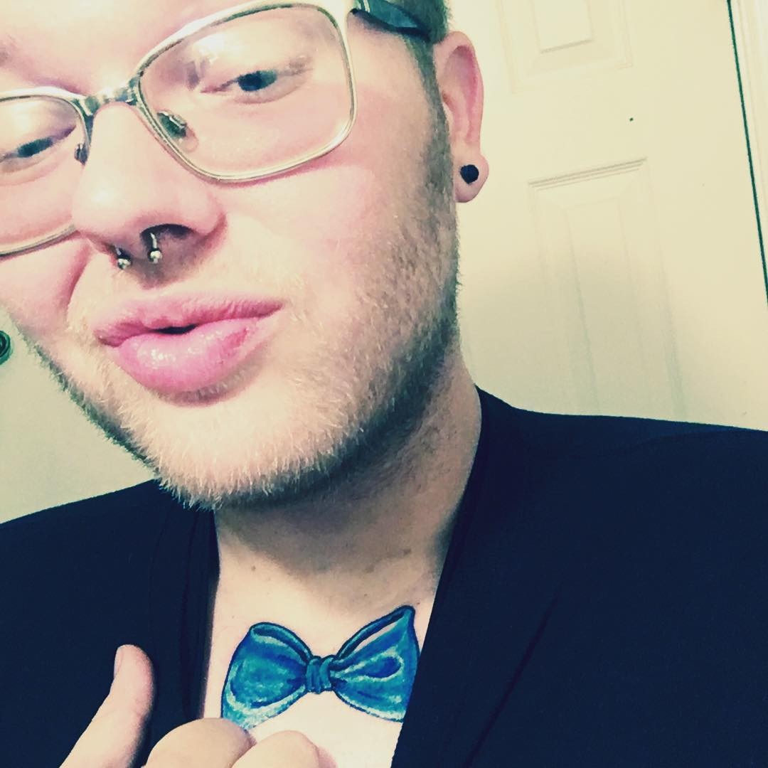 Elegant Bow Tie Tattoo